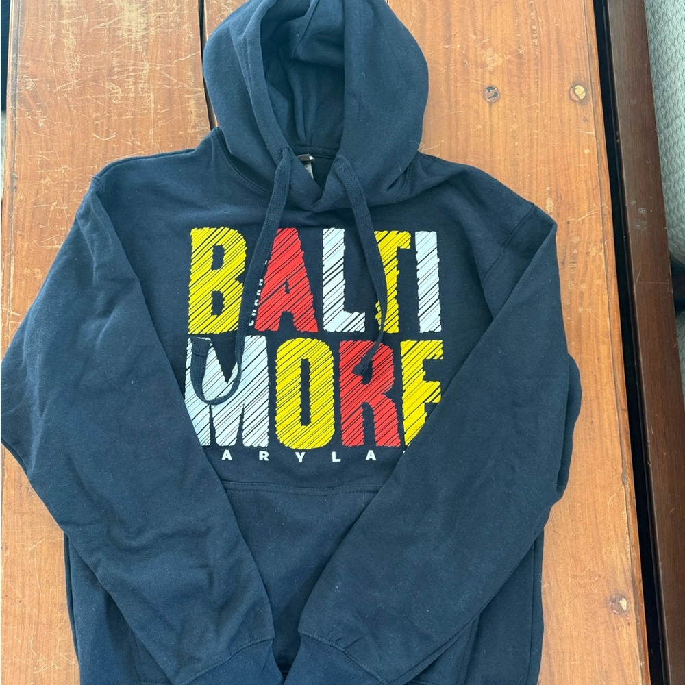 Baltimore Graphic Hoodie - Black